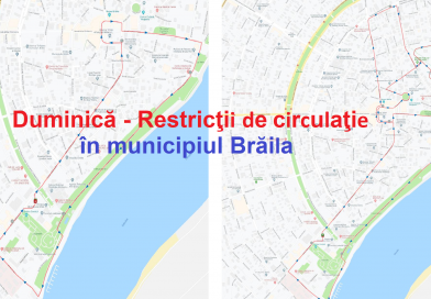 Restricţii de circulaţie în municipiul Brăila