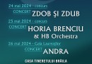 Andra, Horia Brenciu & HB Orchestra si trupa Zdob si Zdub, la George Grigoriu